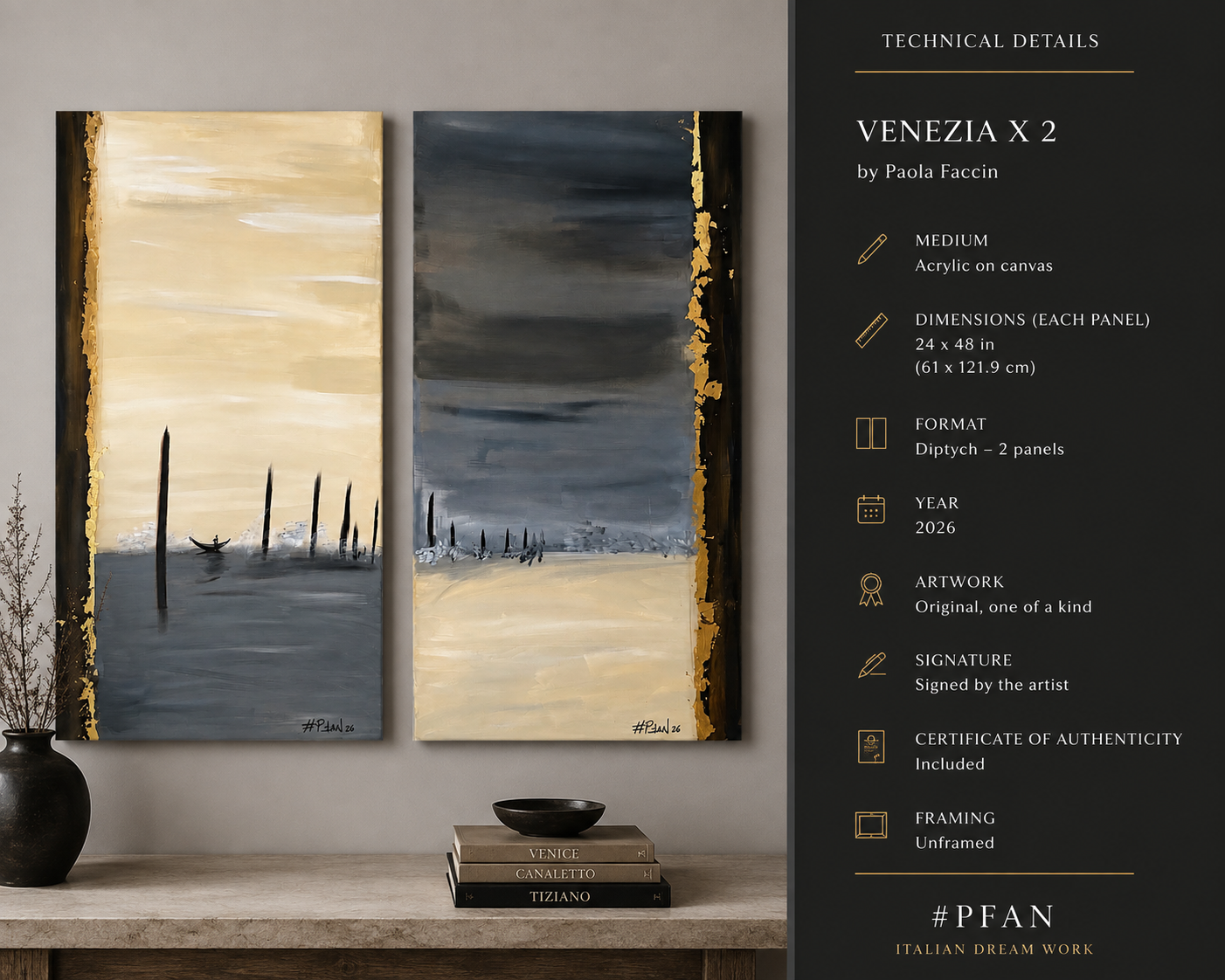 VENEZIA X2 - ORIGINAL PAINTINGS