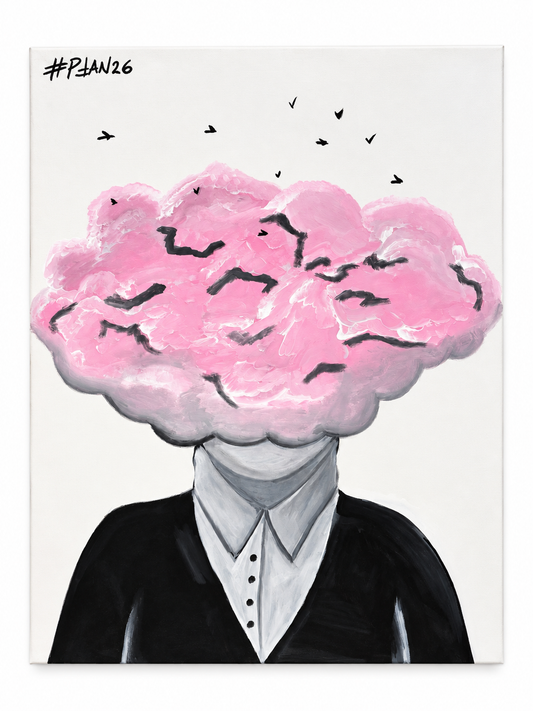 A BEAUTIFUL MIND - ORIGINAL PAINTING