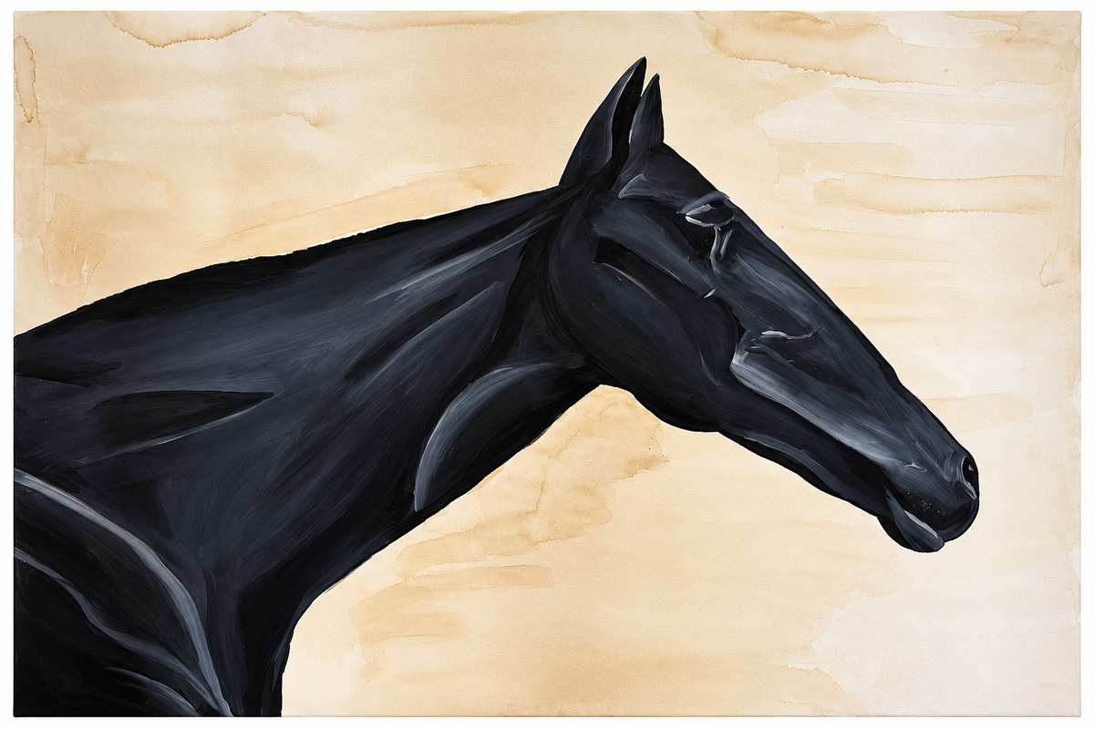 BLACK BEAUTY - ORIGINAL PAINTING