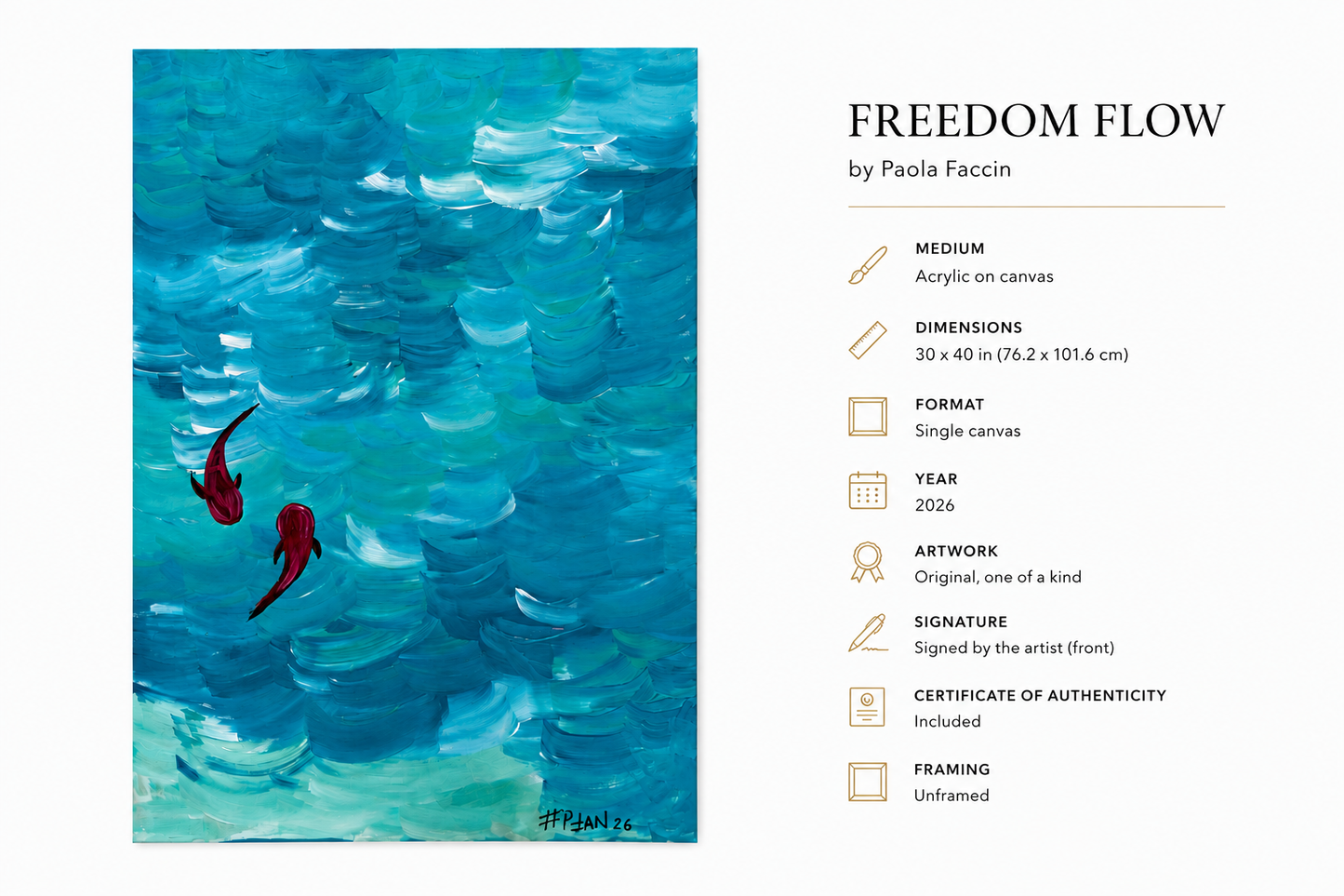 FREEDOM FLOW - ORIGINAL PAINTING